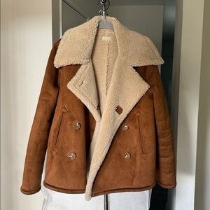 MOTHER Shearling Coat